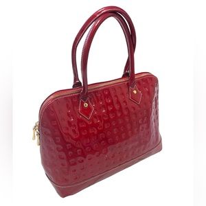 Arcadia Red Patent Leather Handbag